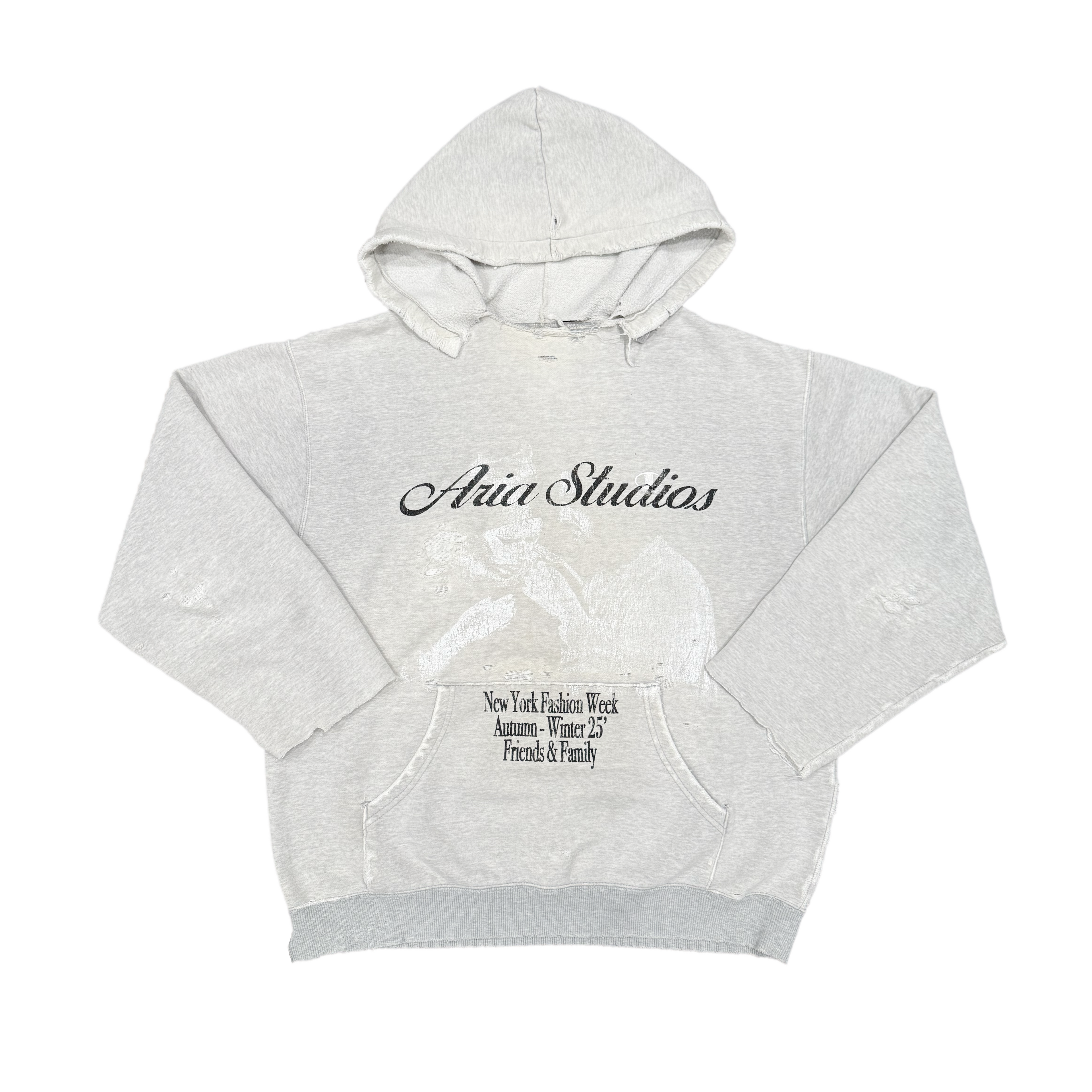 Scarlett Sleeveless Grey Hoodie M