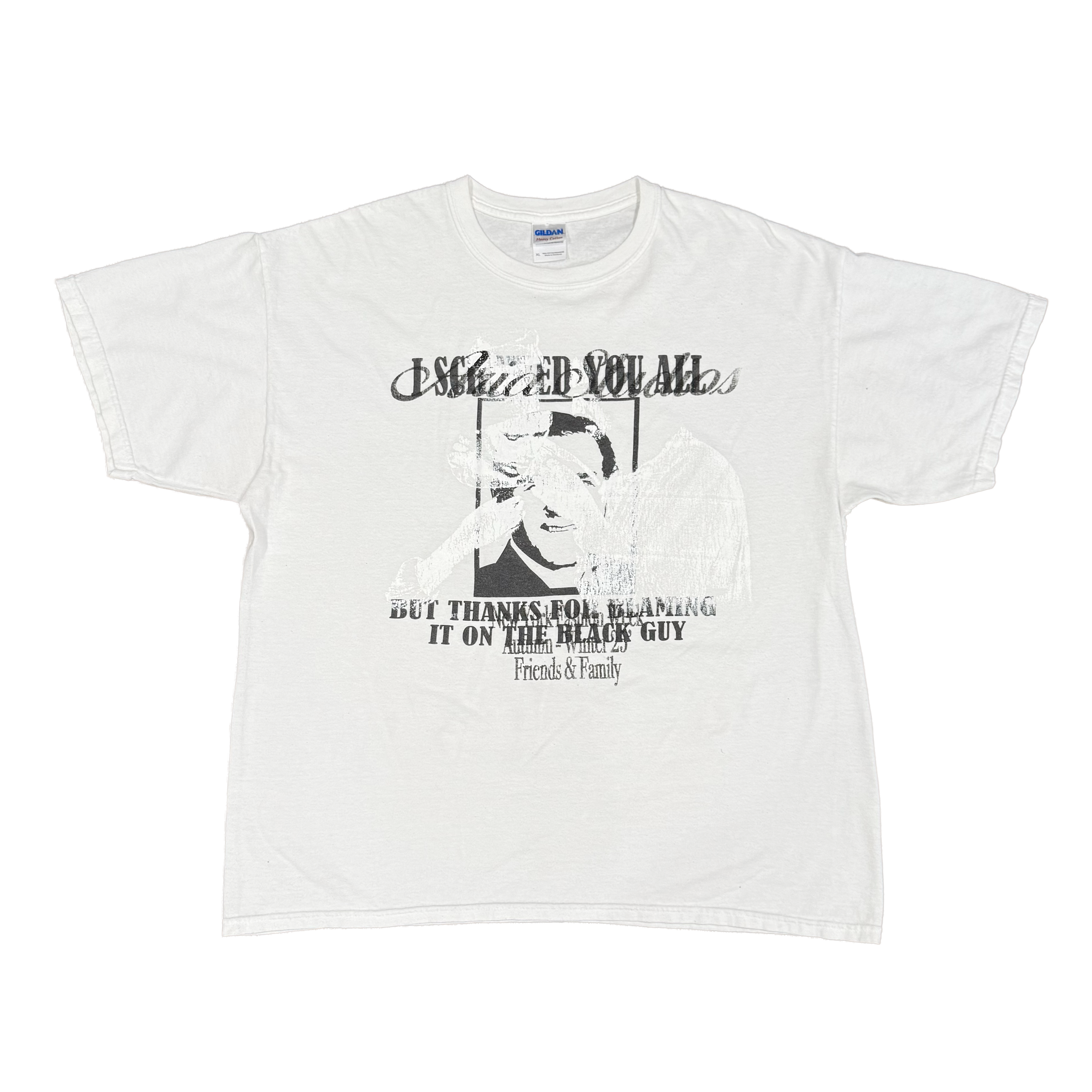 Scarlett George Bush White T-Shirt L